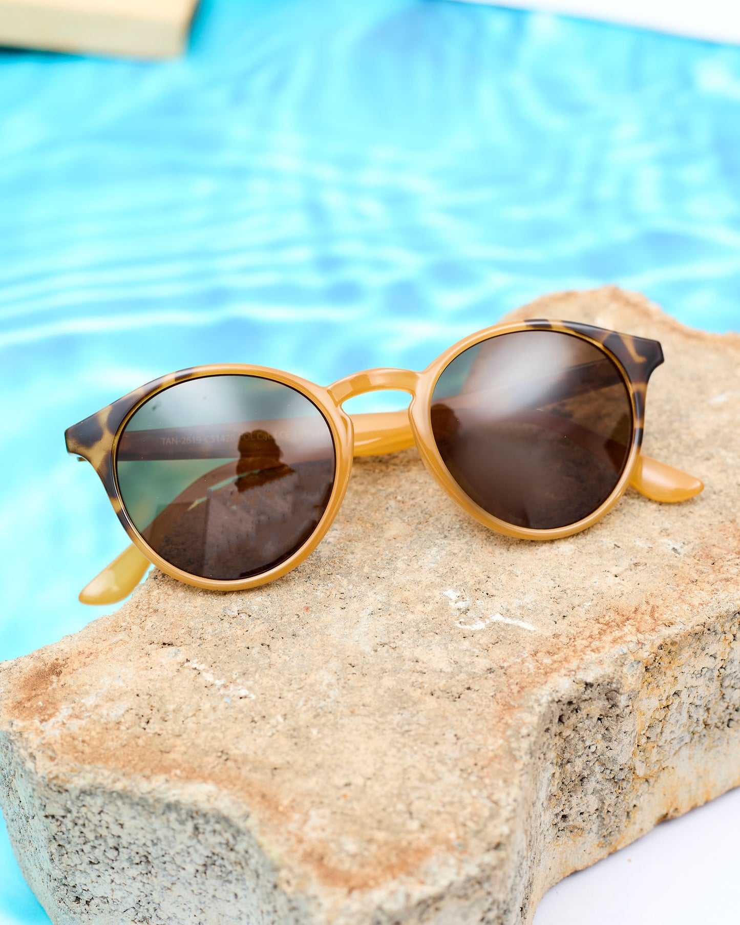 WARIDI EYEWEAR  KARMELI SUNGLASSES - CARAMEL