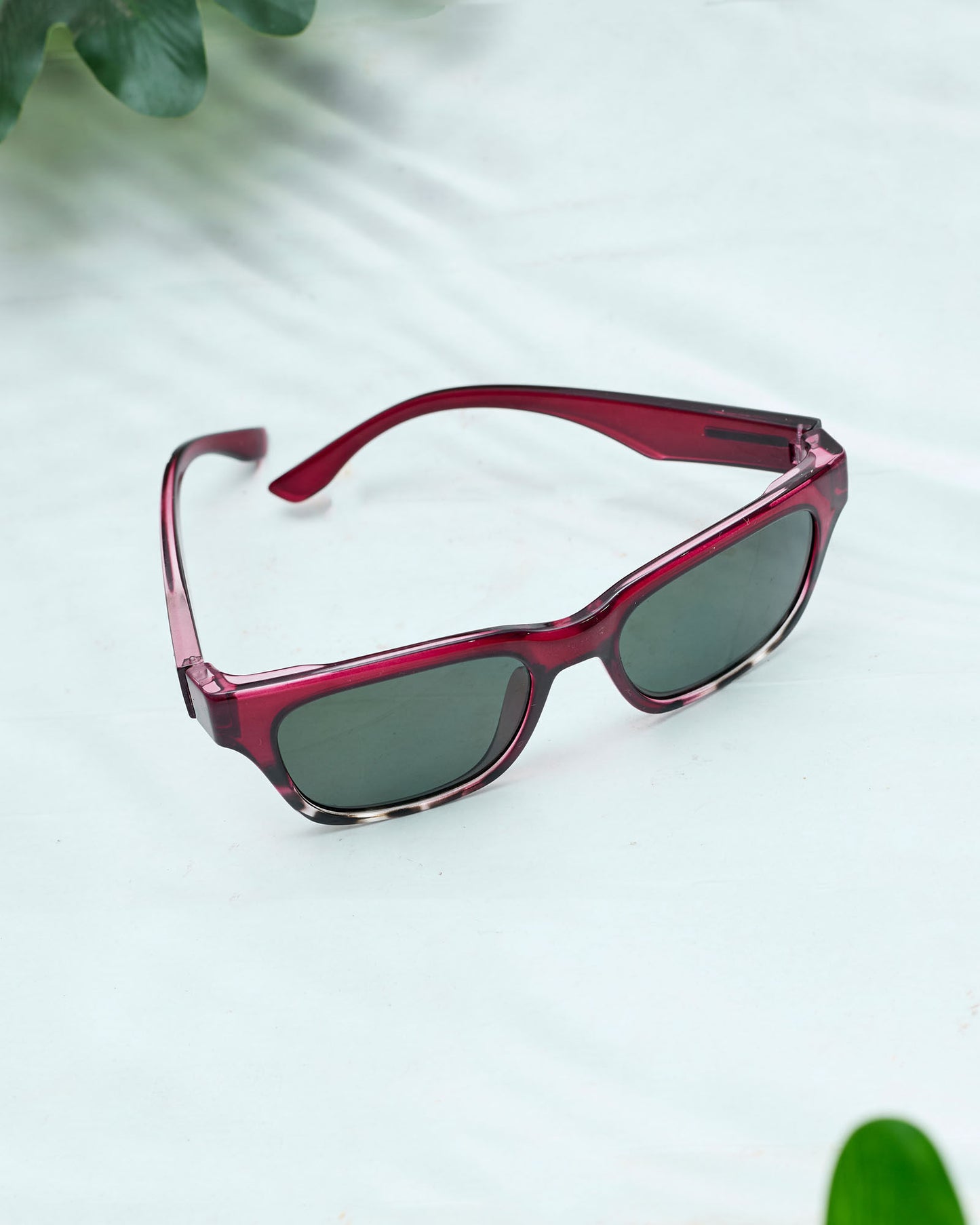 WARIDI EYEWEAR NYASIBAHARI SUNGLASSES - MAROON