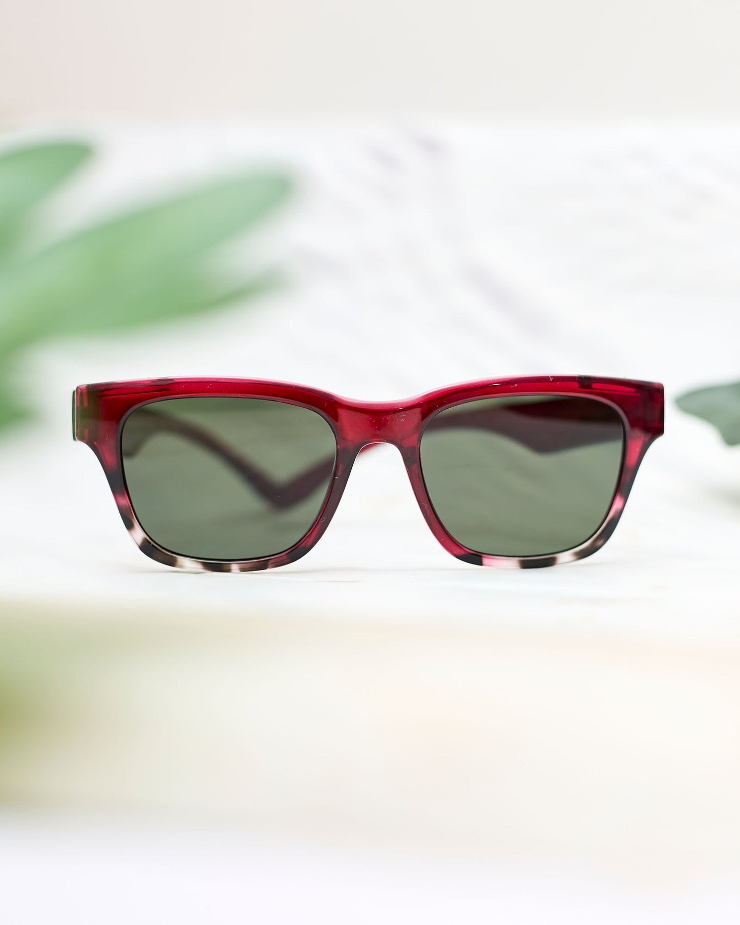 WARIDI EYEWEAR NYASIBAHARI SUNGLASSES - MAROON