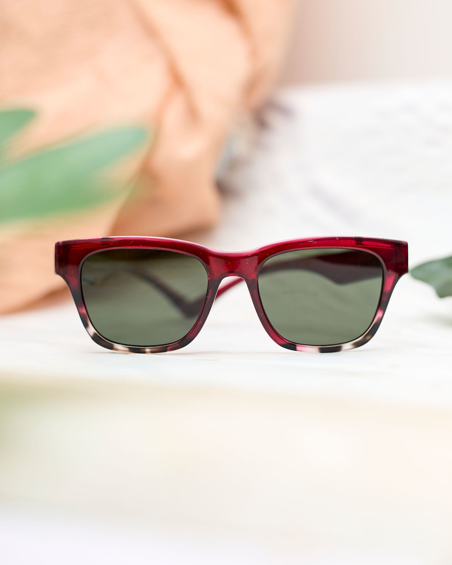 WARIDI EYEWEAR NYASIBAHARI SUNGLASSES - MAROON