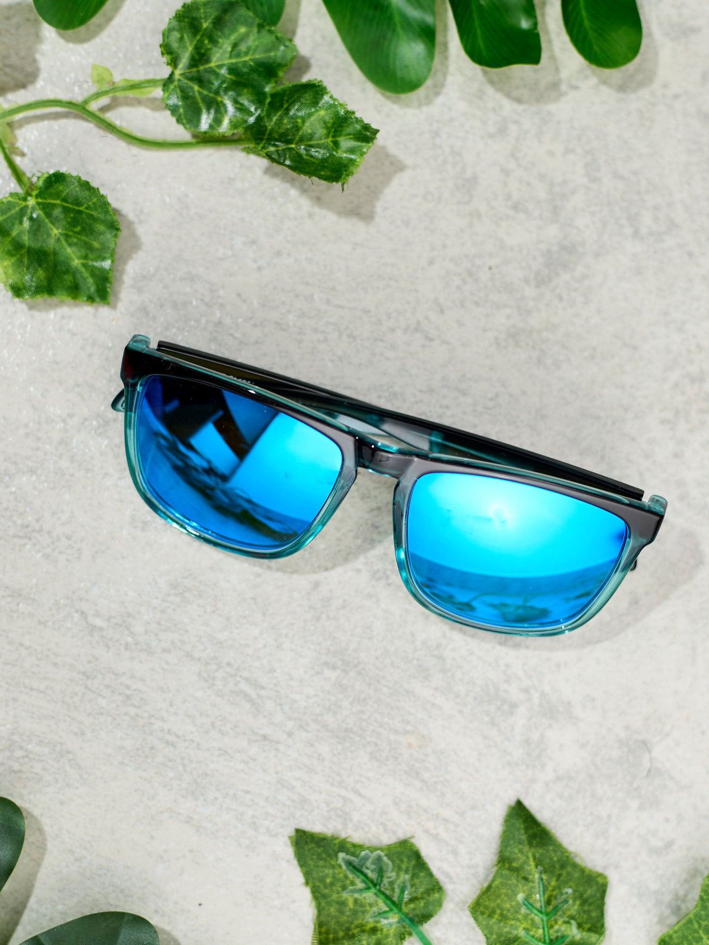 WARIDI EYEWEAR AQUA BLUE SUNGLASSES - AQUA