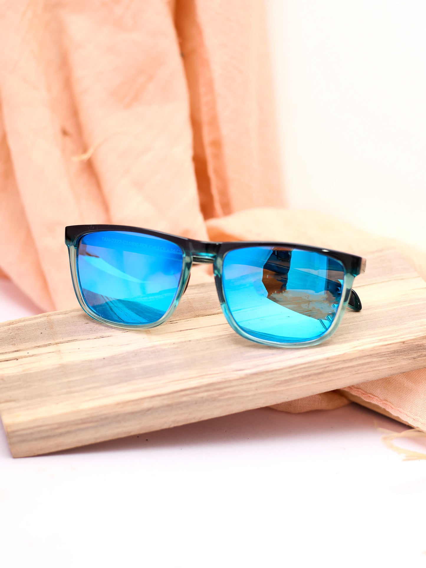 WARIDI EYEWEAR AQUA BLUE SUNGLASSES - AQUA