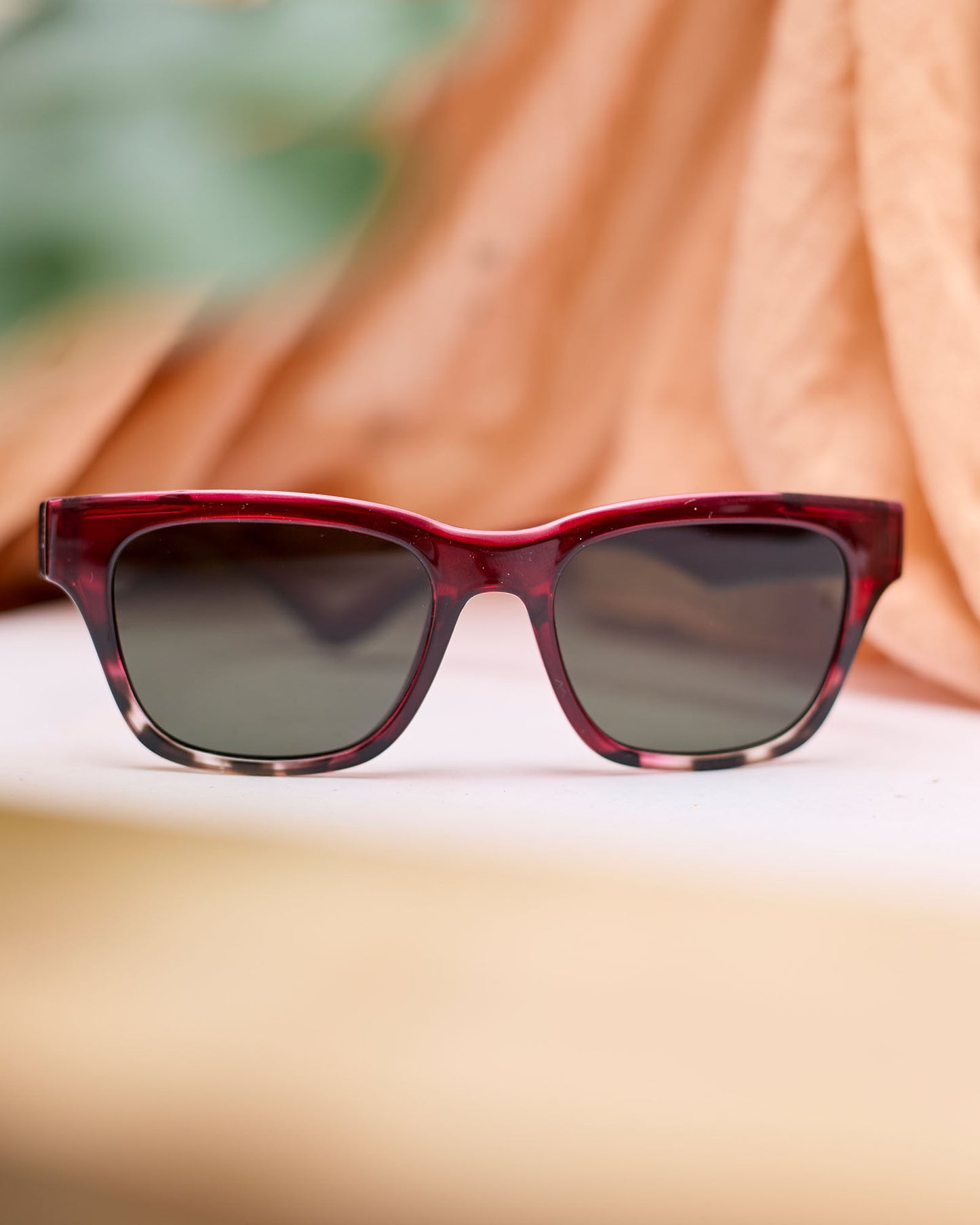 WARIDI EYEWEAR NYASIBAHARI SUNGLASSES - MAROON