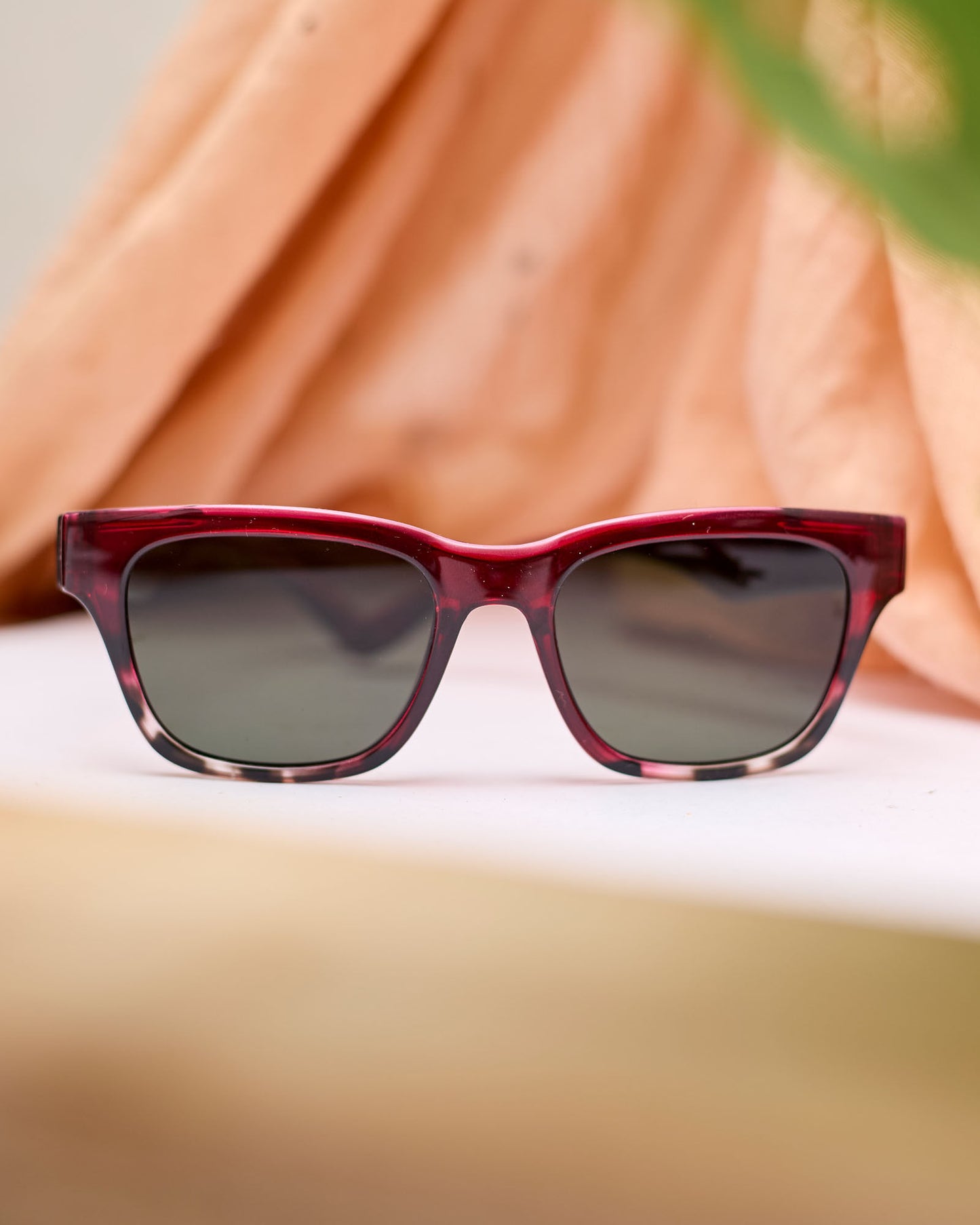 WARIDI EYEWEAR NYASIBAHARI SUNGLASSES - MAROON